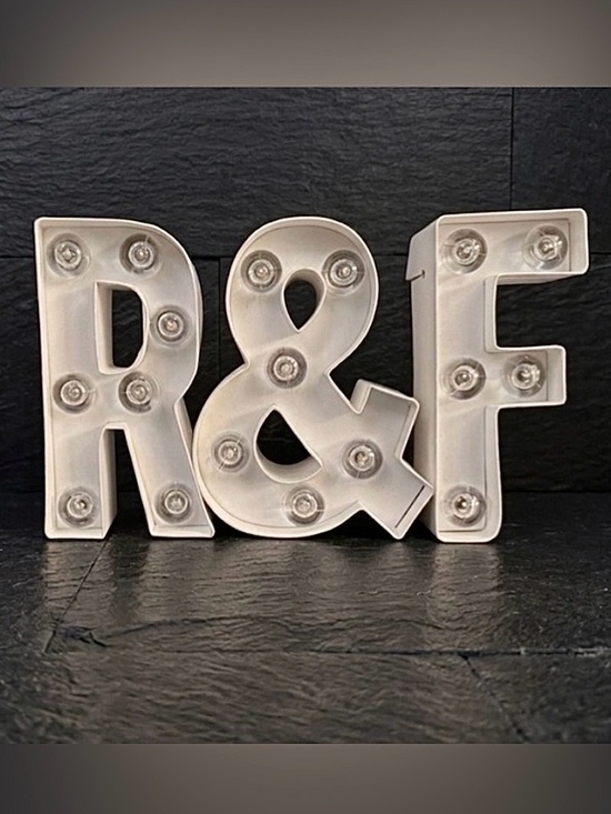 Rodan + Fields Other - R&F White Marquee Letters Decor